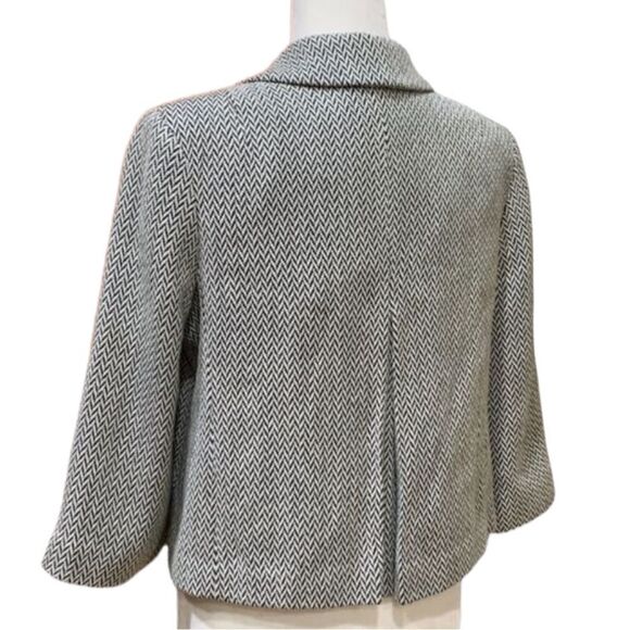Tweed blazer New York & Co black white womens Sz M - Picture 6 of 9